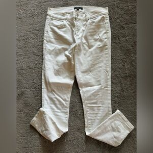 ANN TAYLOR white skinny jeans, sz. 4